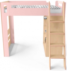 Ліжко двоярусне IndigoWood Smart Cube pink
